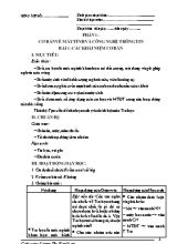 Đề cương dạy nghề Tin học - Phần Word